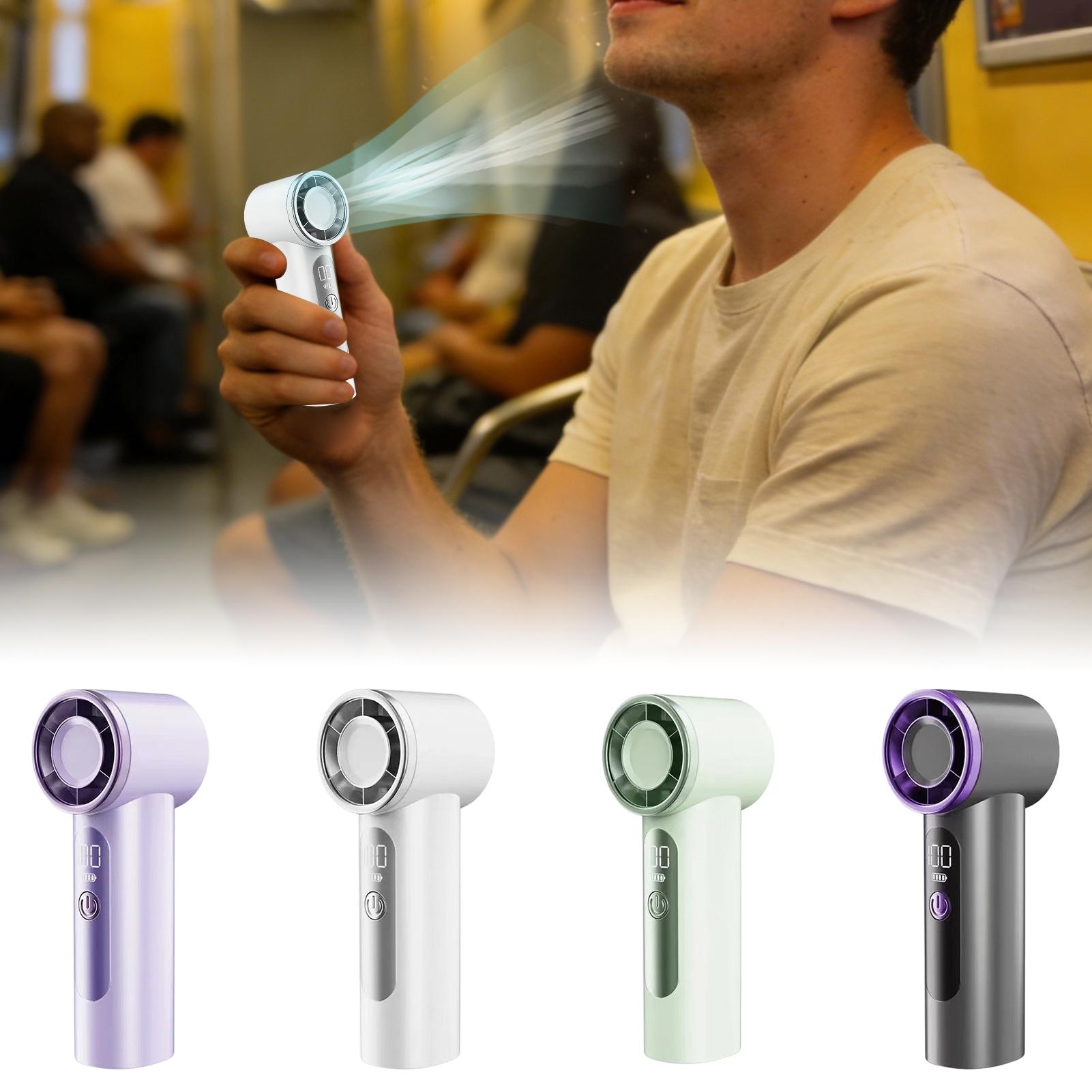 Camping Quiet - Ventilateur portable mini USB rechargeable, silencieux,