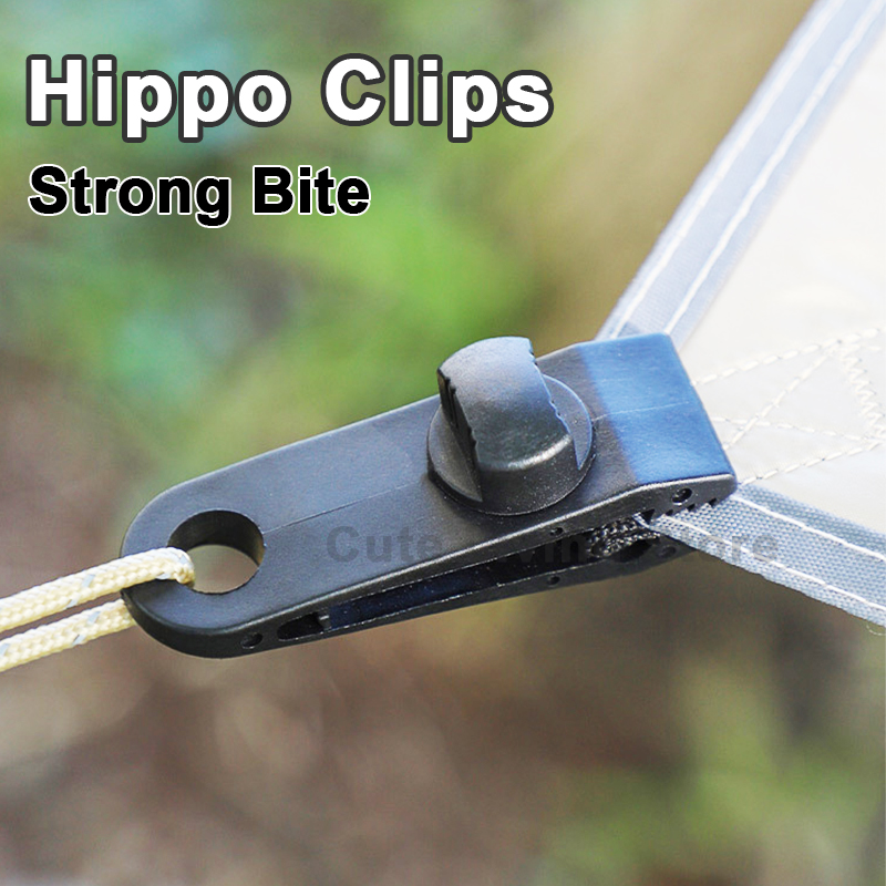 Outdoor Camping Tarp - 10/20/50pcs Clips de tente à morsure