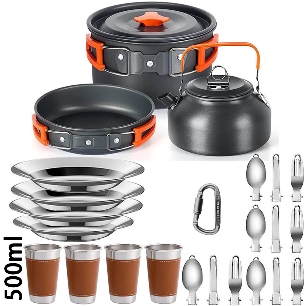 Outdoor Camping Kettle - Ensemble de cuisson portable pour camping
