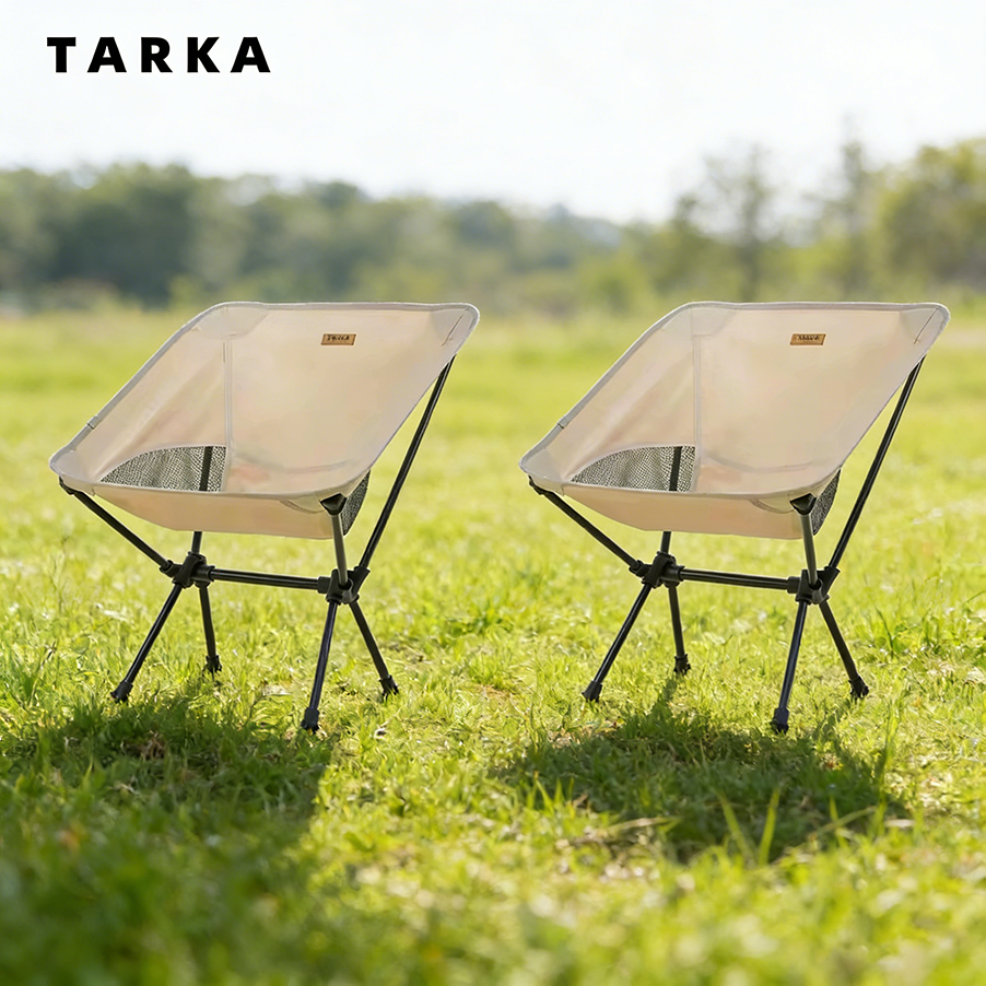 Outdoor Camping Loveseat - TARKA 2 pièces chaises pliantes pour