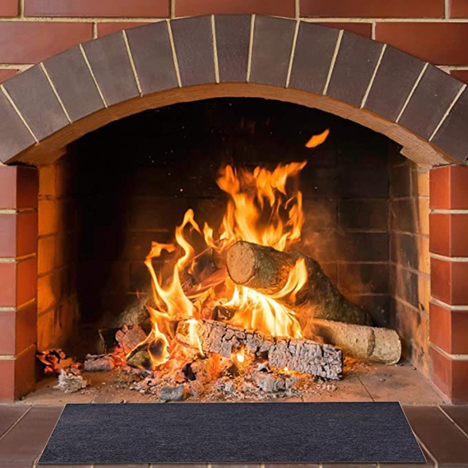 Outdoor Camping Fireplace - Tapis de foyer de cheminée ignifuge