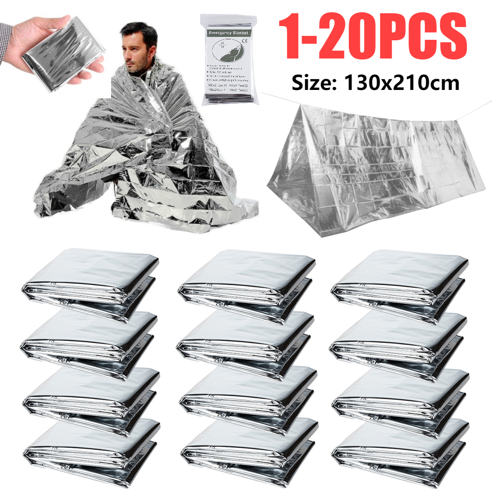 Outdoor Camping Quilt - Couverture thermique d'urgence, 1 à 10