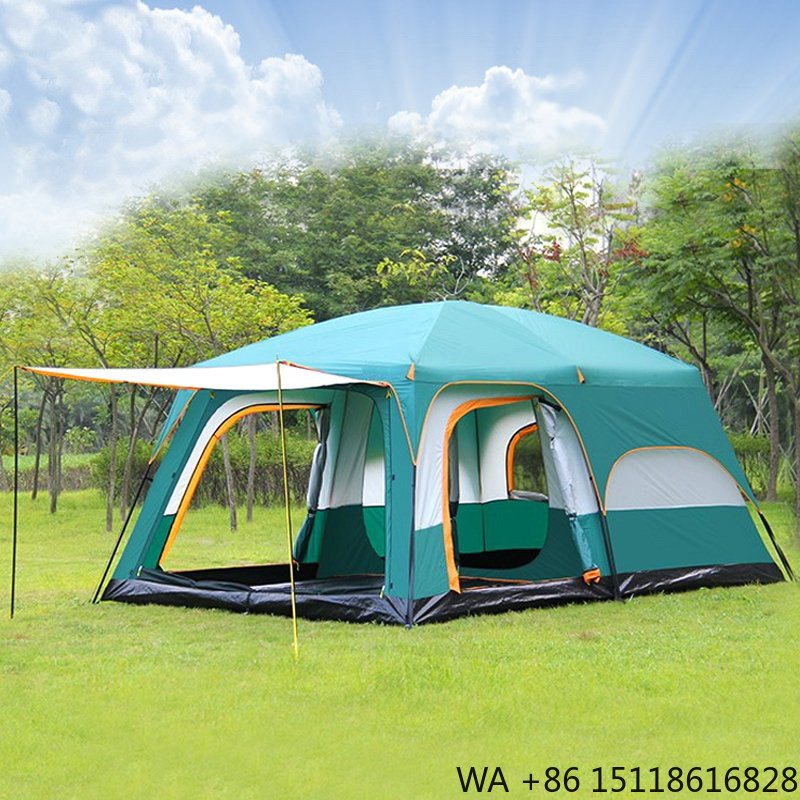Outdoor Camping Furniture - Tente de camping double grand espace,