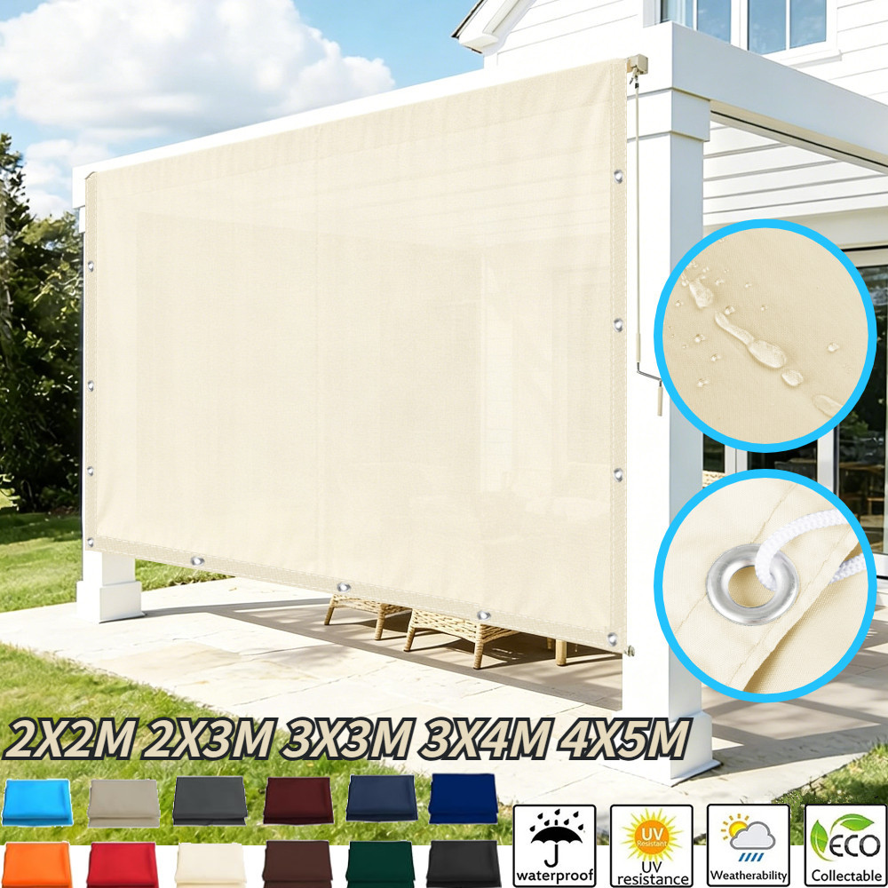 Outdoor Camping Tarp - Voile d'ombrage de jardin 5x4m 4x3m