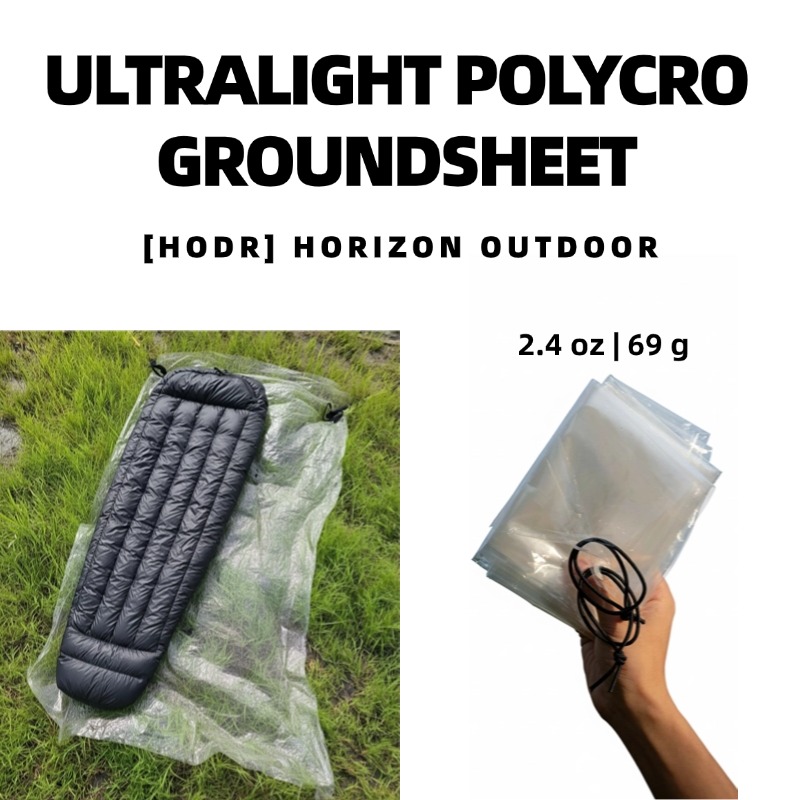 Outdoor Camping Tarp - [HODR GEAR] Tapis de sol ultraléger