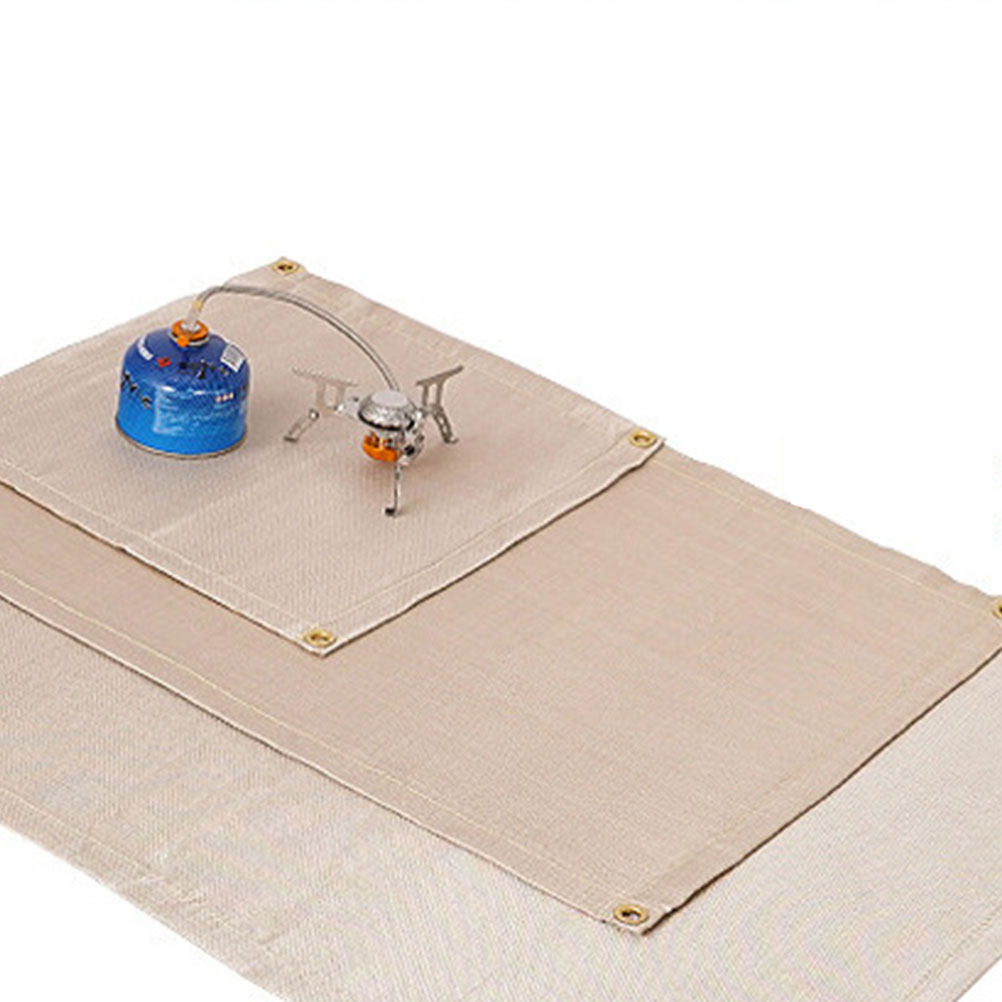 Outdoor Camping Fireplace - Couverture ignifuge pour le camping, tapis