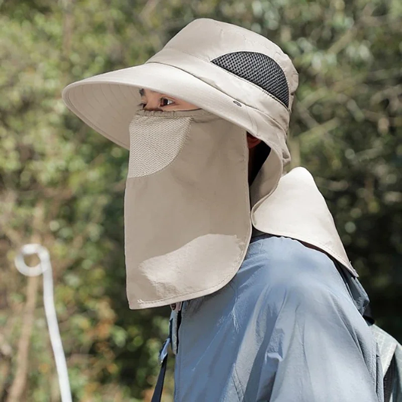 Outdoor Camping Hat - Chapeau de soleil d'été anti-UV pour