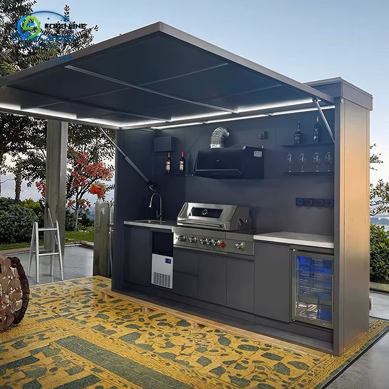 Outdoor Camping Kitchen With Sink - Ensemble de cuisine extérieure personnalisé pour