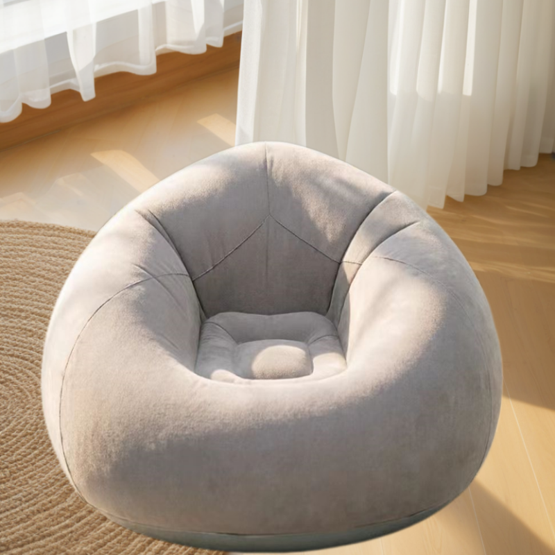Outdoor Camping Loveseat - Canapé gonflable rond portable, fauteuil de