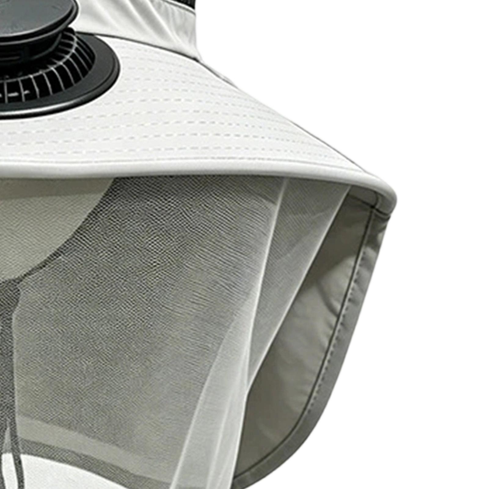 Outdoor Camping Hat - Chapeau de pêche avec ventilateur intégré,