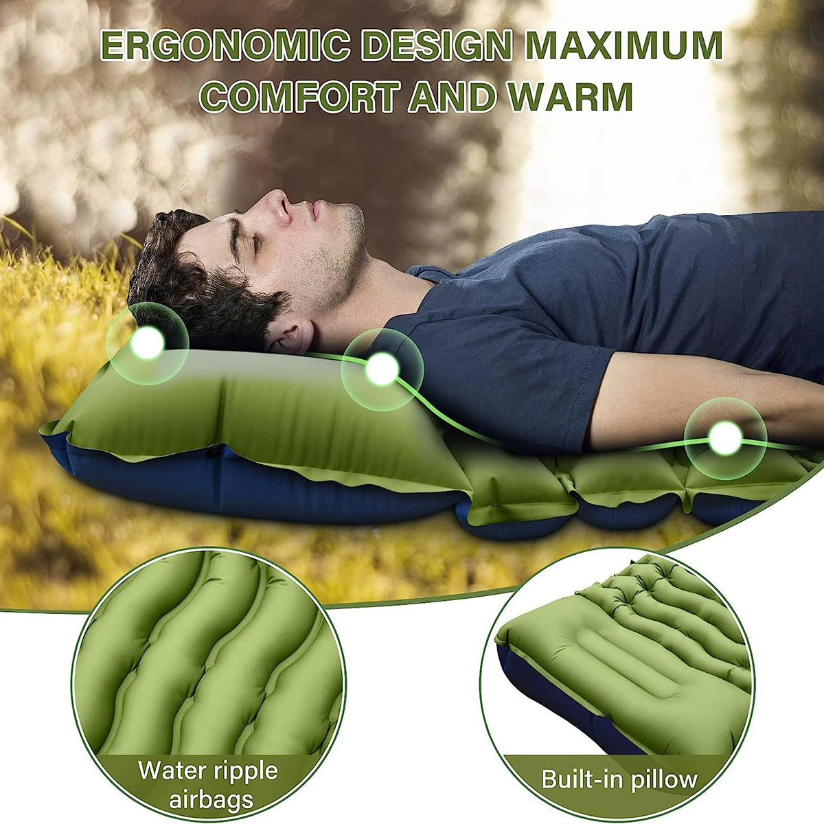 Matelas gonflable automatique  - Outdoor Activities In Camping avis et prix