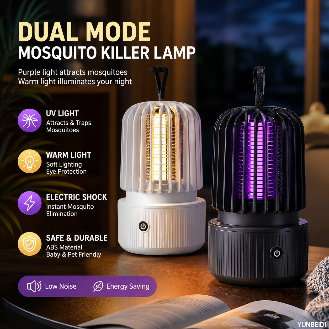 Lampe anti-moustiques 2 en 1,  - Camping Quiet avis et prix