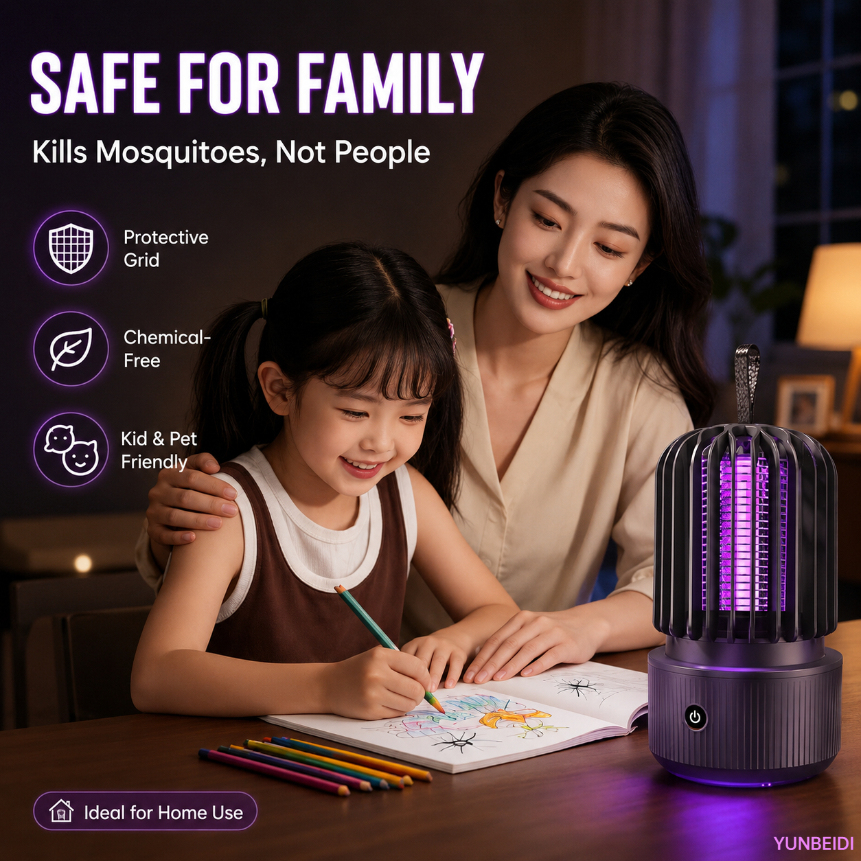 Lampe anti-moustiques 2 en 1,  - Camping Quiet avis et prix