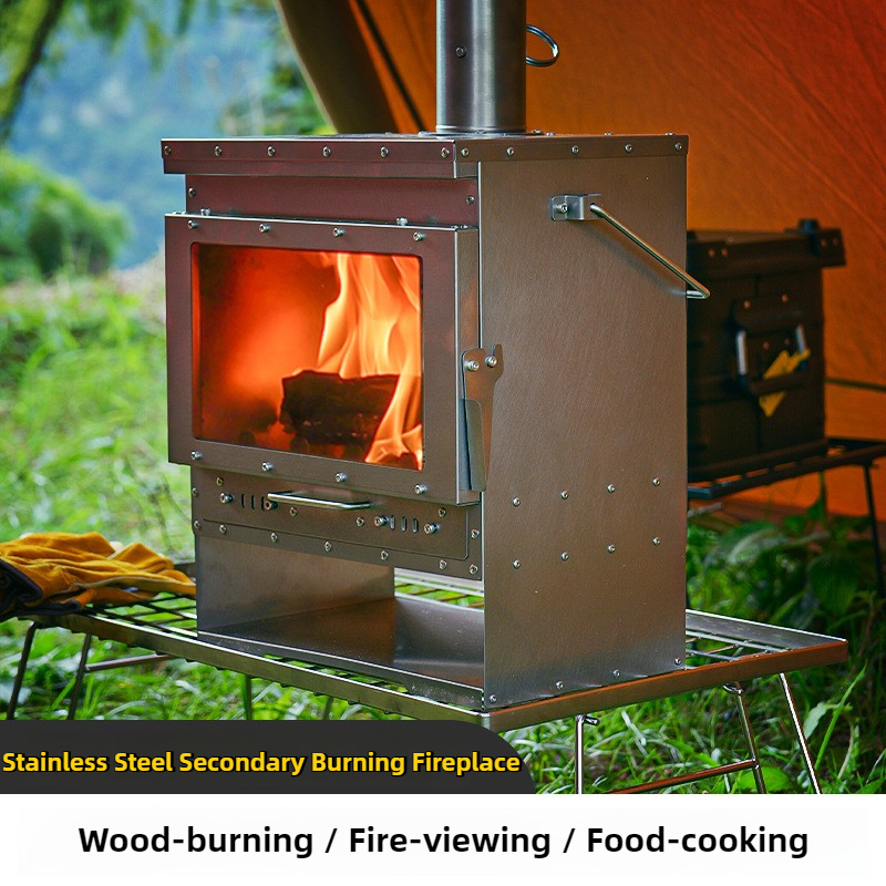 Cheminée à bois de chauffage p - Outdoor Camping Fireplace avis et prix