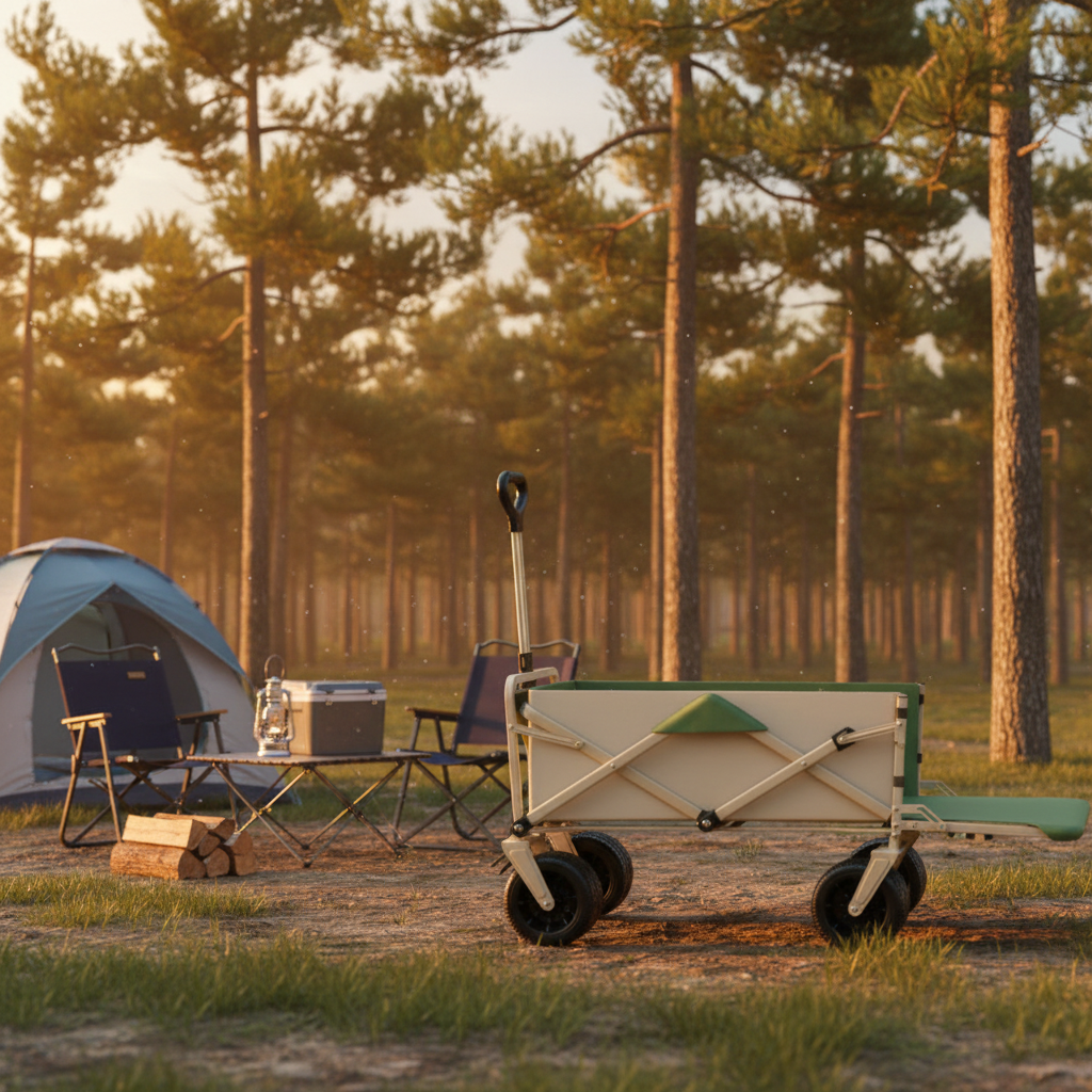 Chariot utilitaire pliable à q - Outdoor Camping Furniture avis et prix