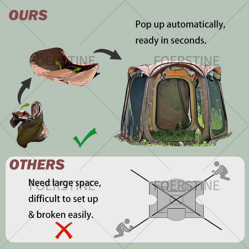 Tente de camping extérieure 6  - Outdoor Camping Tent Waterproof avis et prix