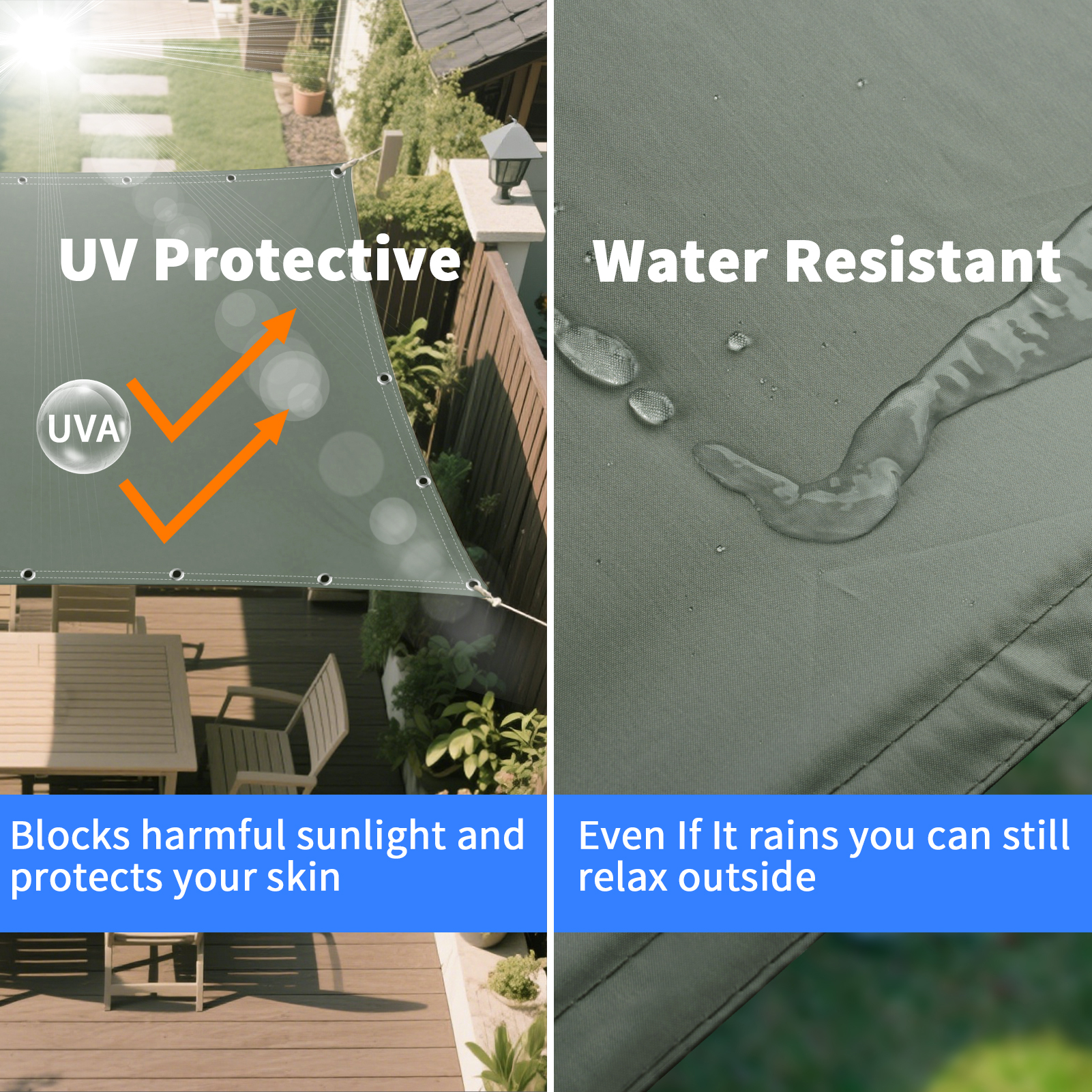 Voile d'ombrage imperméable av - Outdoor Camping Tarp avis et prix