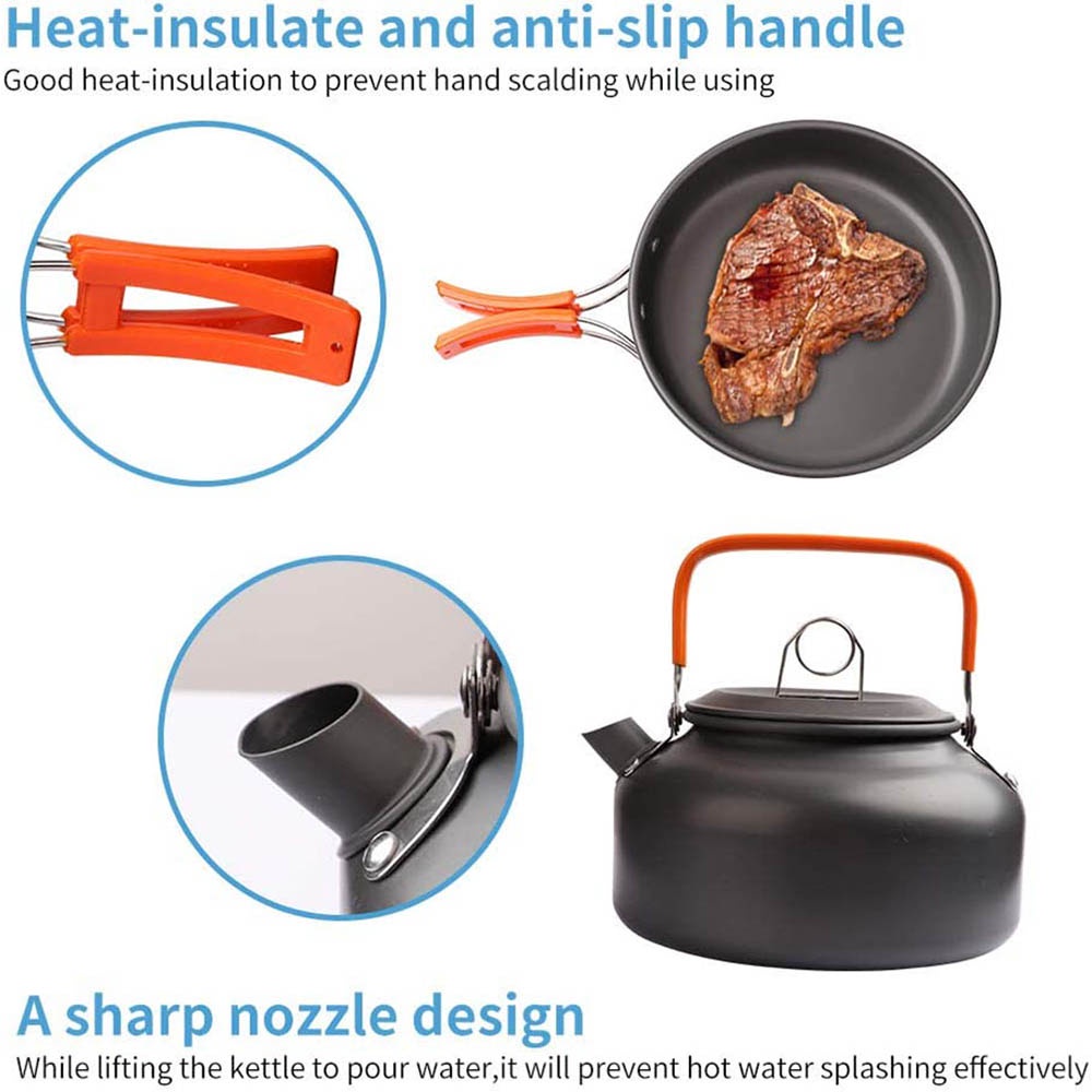 Ensemble de cuisson portable p - Outdoor Camping Kettle avis et prix