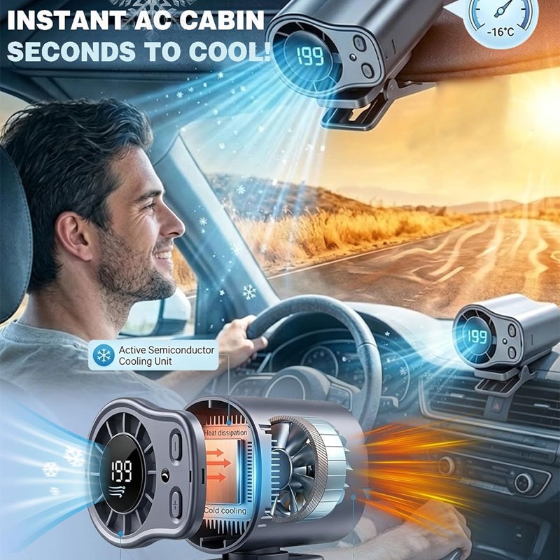 Ventilateur de voiture recharg - Camping Quiet avis et prix