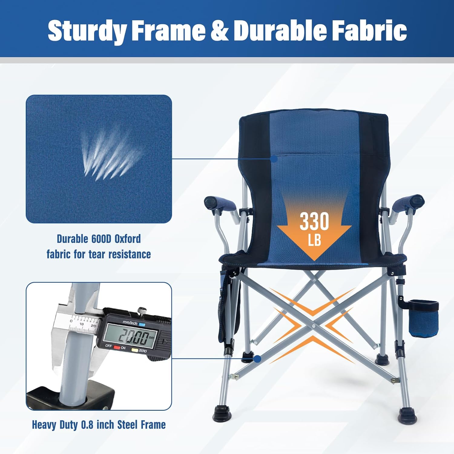 Chaise de camping pliable port - Outdoor Camping Furniture avis et prix