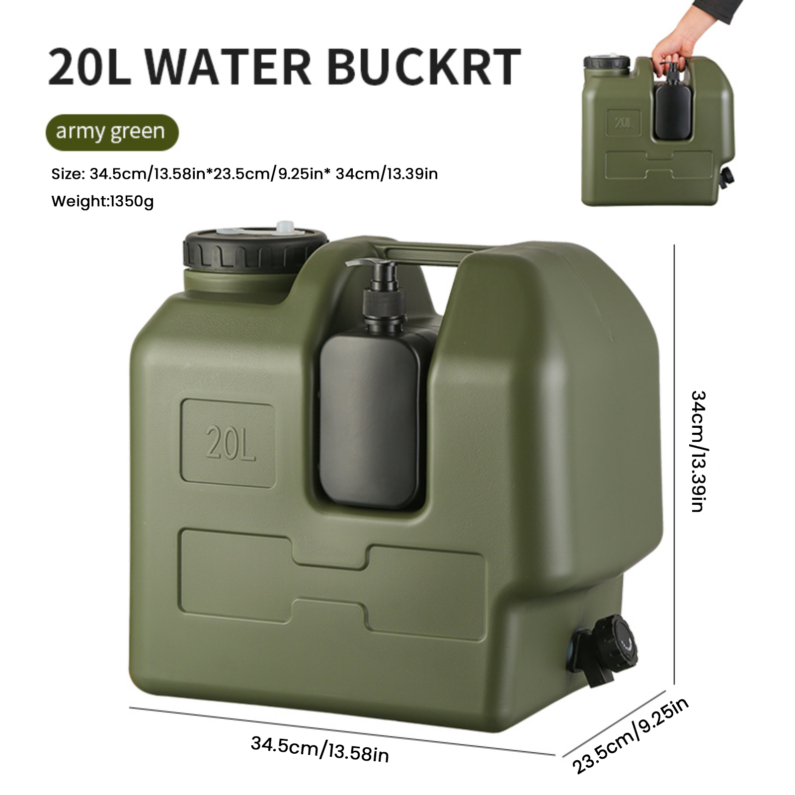 Carafe à eau portable de 15/20 - Outdoor Camping Kettle avis et prix
