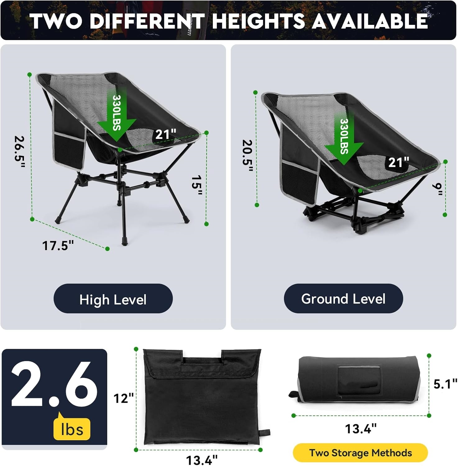 Chaise de camping légère, chai - Outdoor Camping Furniture avis et prix