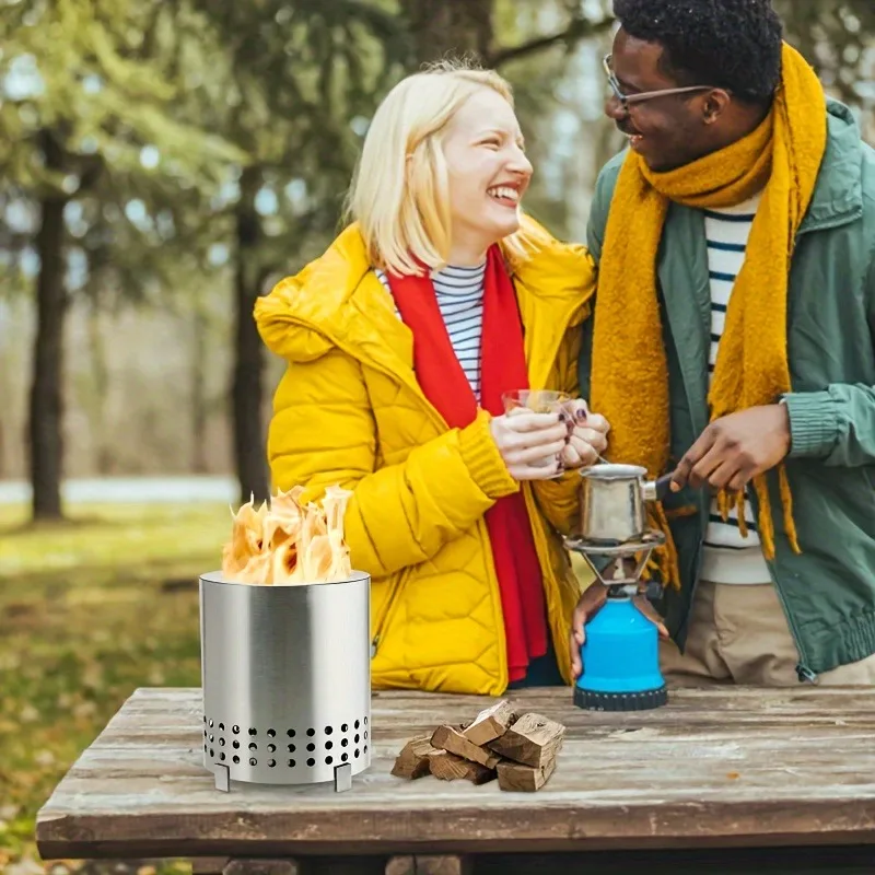 Réchaud de camping portable 1  - Outdoor Camping Fireplace avis et prix