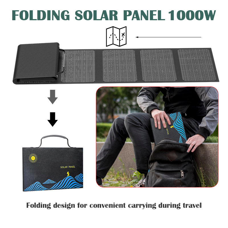 Panneau solaire pliable 1000W  - Zd Outdoor Camping avis et prix