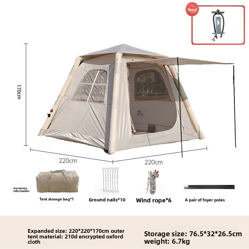 5 ㎡   Tente de camping de luxe - Outdoor Camping Tent Waterproof avis et prix