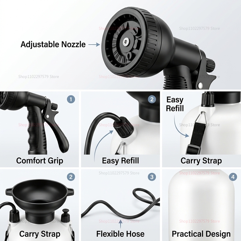 Douche de camping portable 5L  - Outdoor Activities In Camping avis et prix
