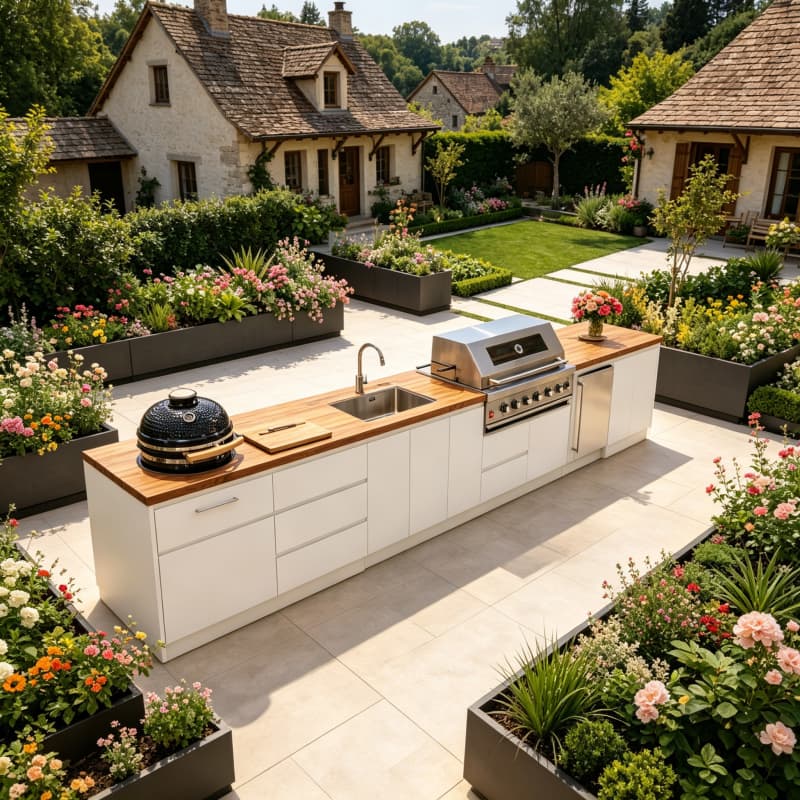 Table de cuisine pliante d'ext - Outdoor Camping Kitchen With Sink avis et prix