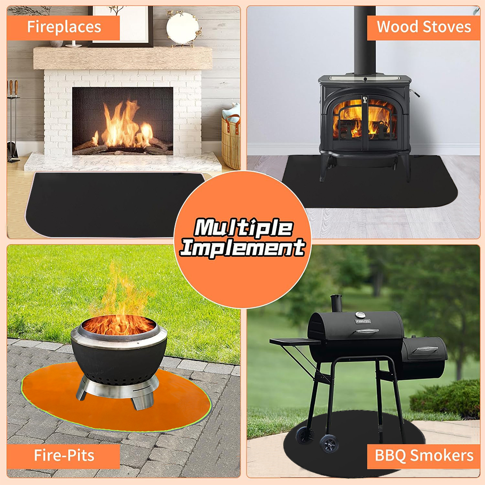 Tapis de protection rond et ca - Outdoor Camping Fireplace avis et prix