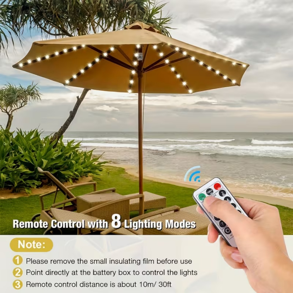 Parasol d'extérieur sans fil a - Outdoor Camping Umbrella avis et prix