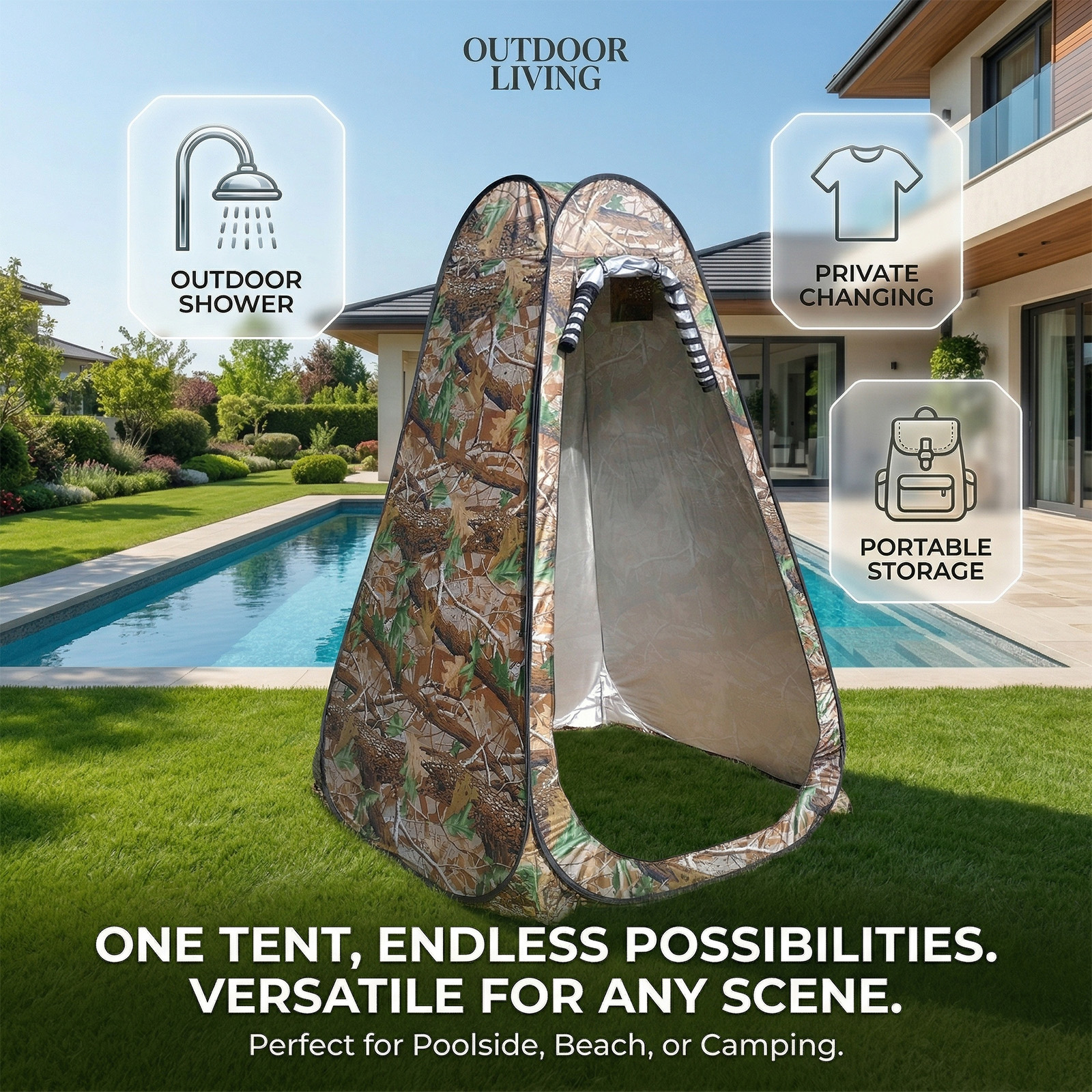 Tente de camping spacieuse, gr - Outdoor Camping Tarp avis et prix