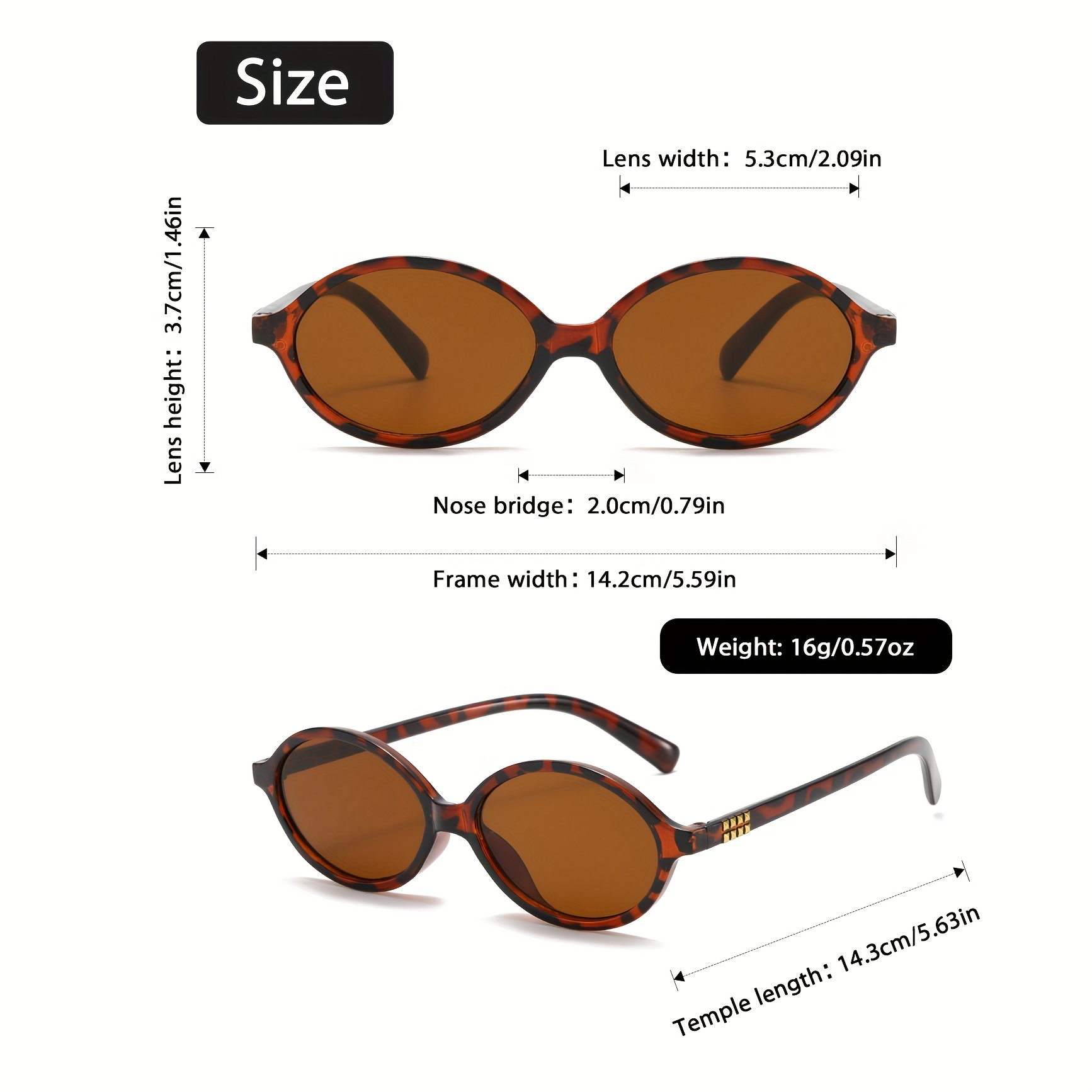 1 paire de lunettes de mode ov - Outdoor Activities In Camping avis et prix