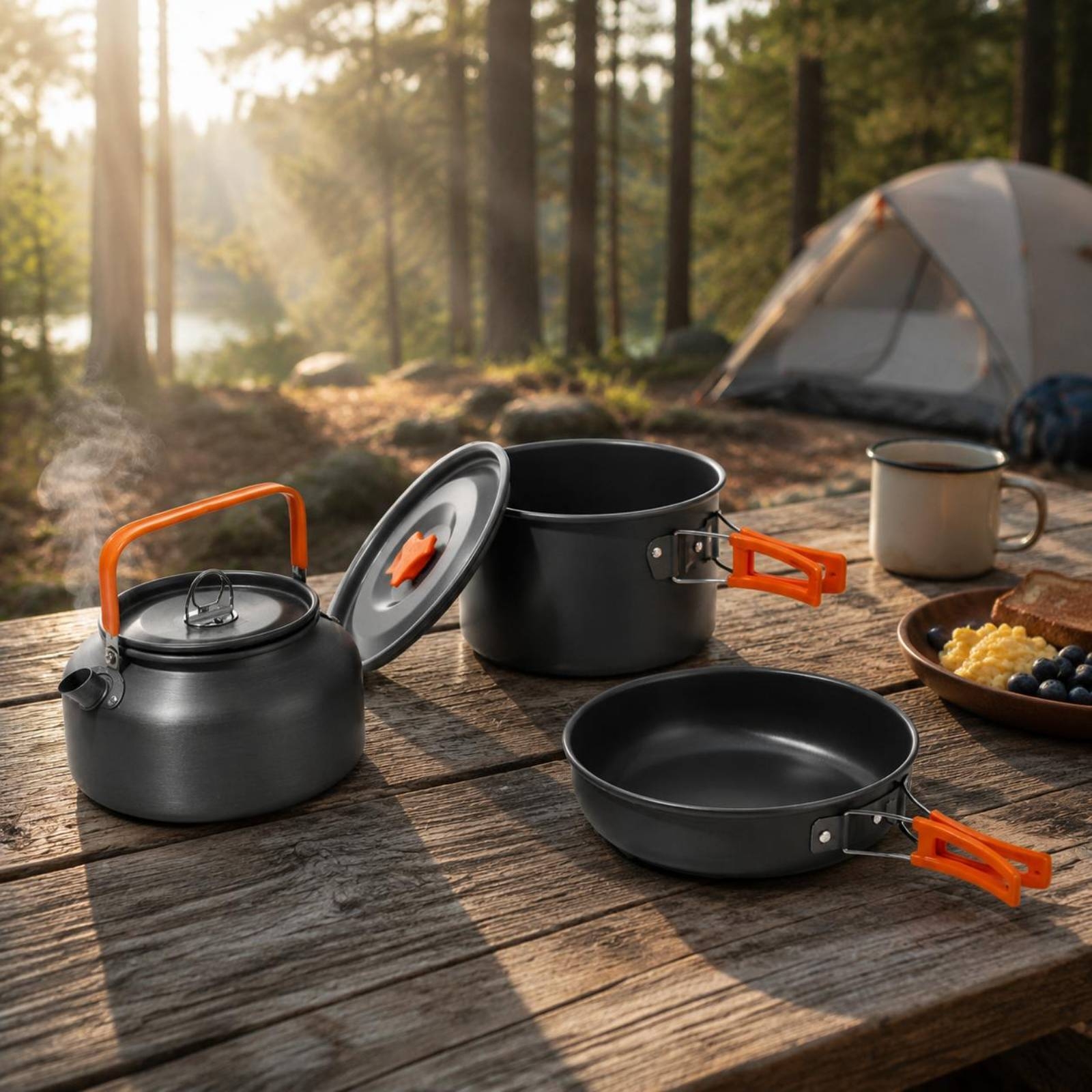 Ensemble de casseroles et boui - Outdoor Camping Kettle avis et prix