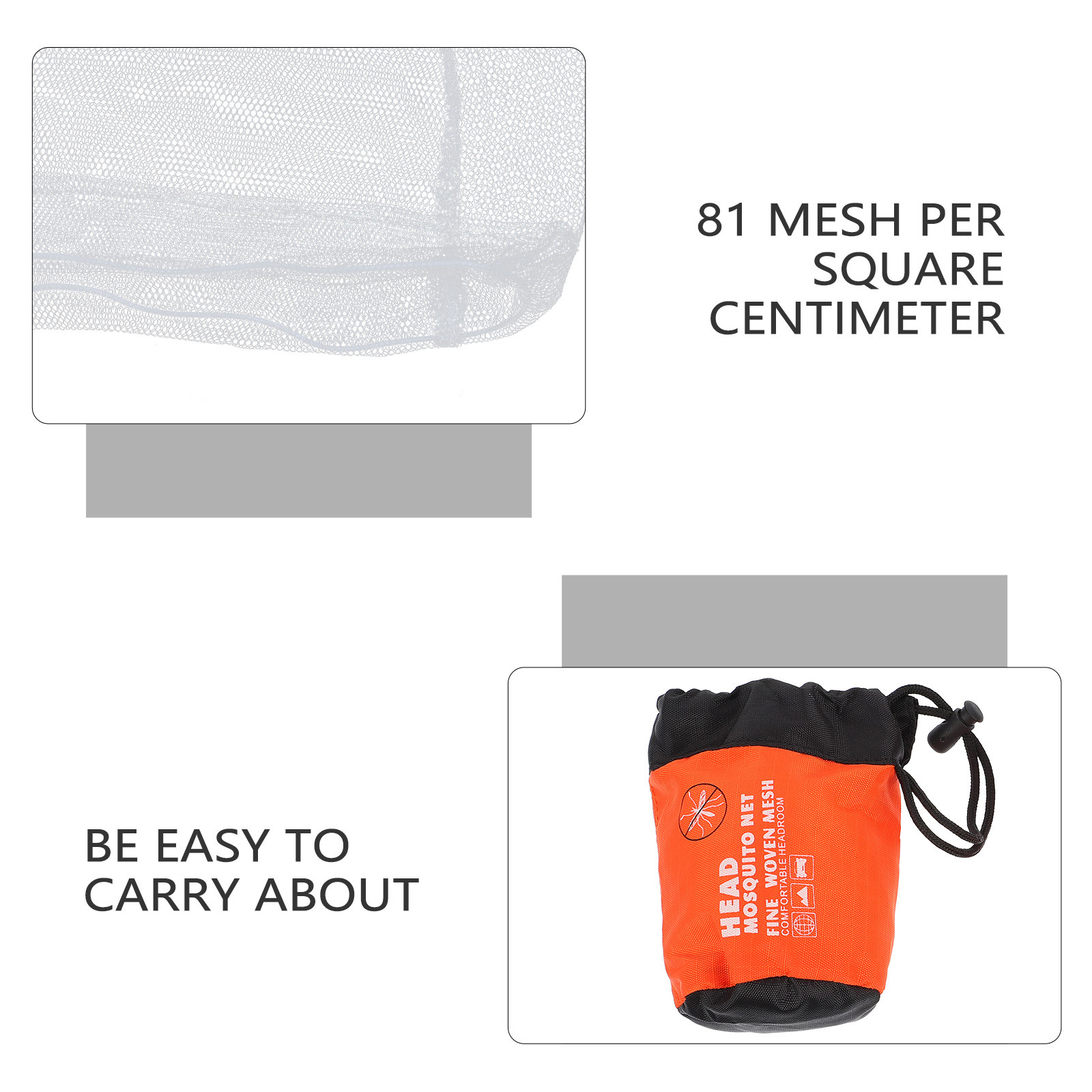 2 pièces de filets anti-mousti - Outdoor Camping Hat avis et prix