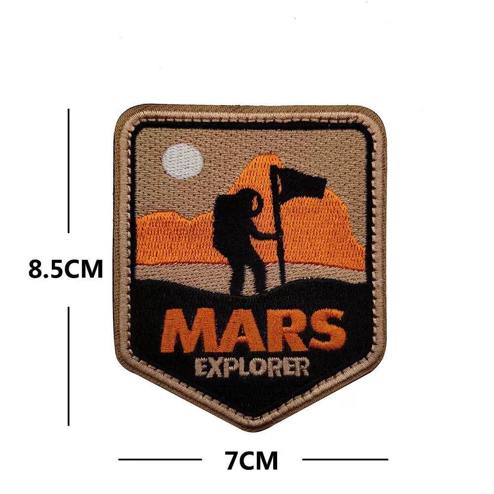 Badge en tissu brodé à scratch - Outdoor Camping Hat avis et prix
