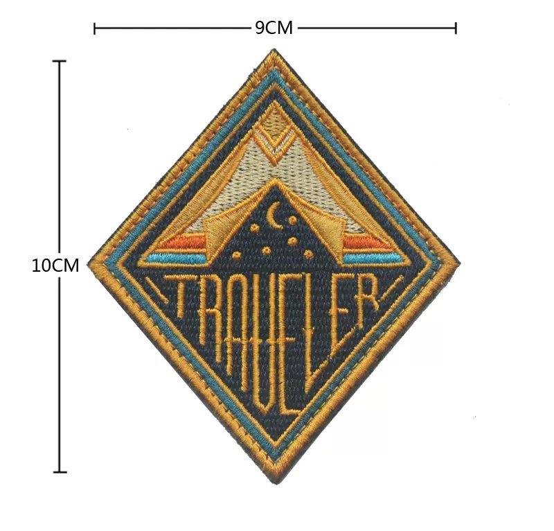 Badge en tissu brodé à scratch - Outdoor Camping Hat avis et prix