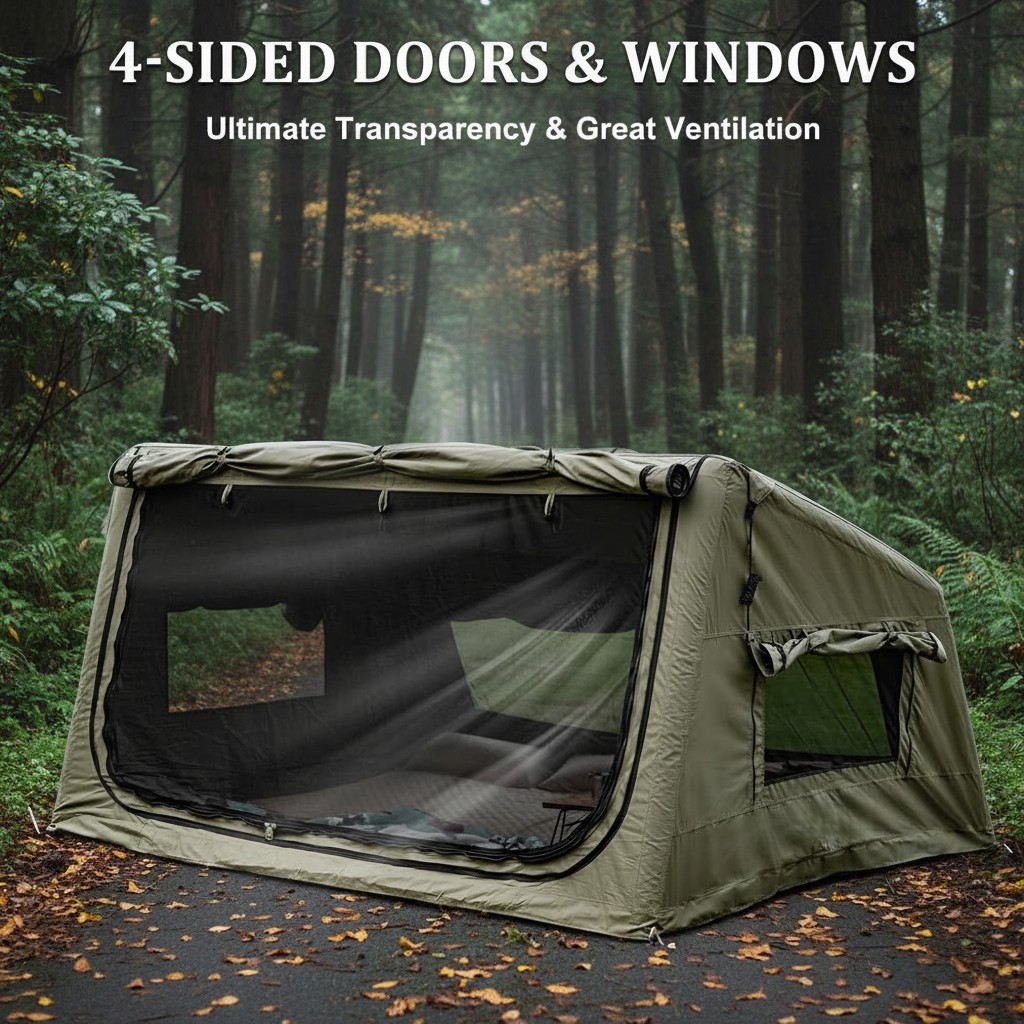 Tente de camping gonflable aut - Outdoor Camping Tent Waterproof avis et prix