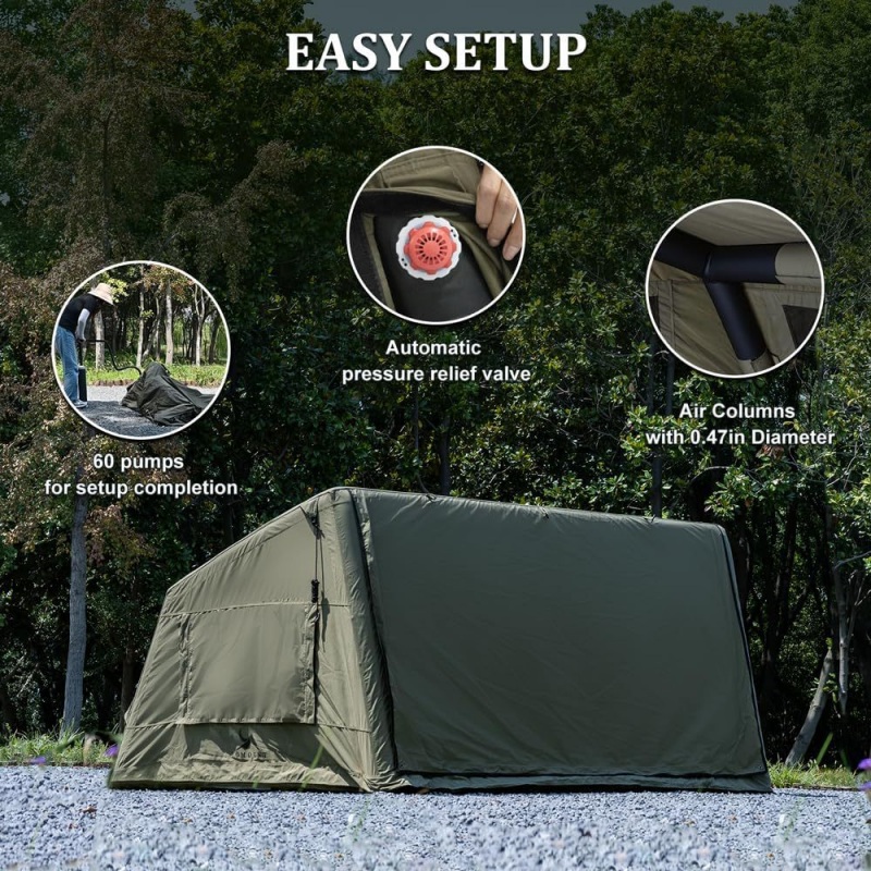Tente de camping gonflable aut - Outdoor Camping Tent Waterproof avis et prix
