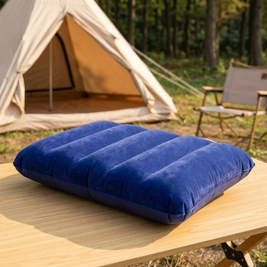 1 oreiller gonflable carré pli - Outdoor Camping Quilt avis et prix