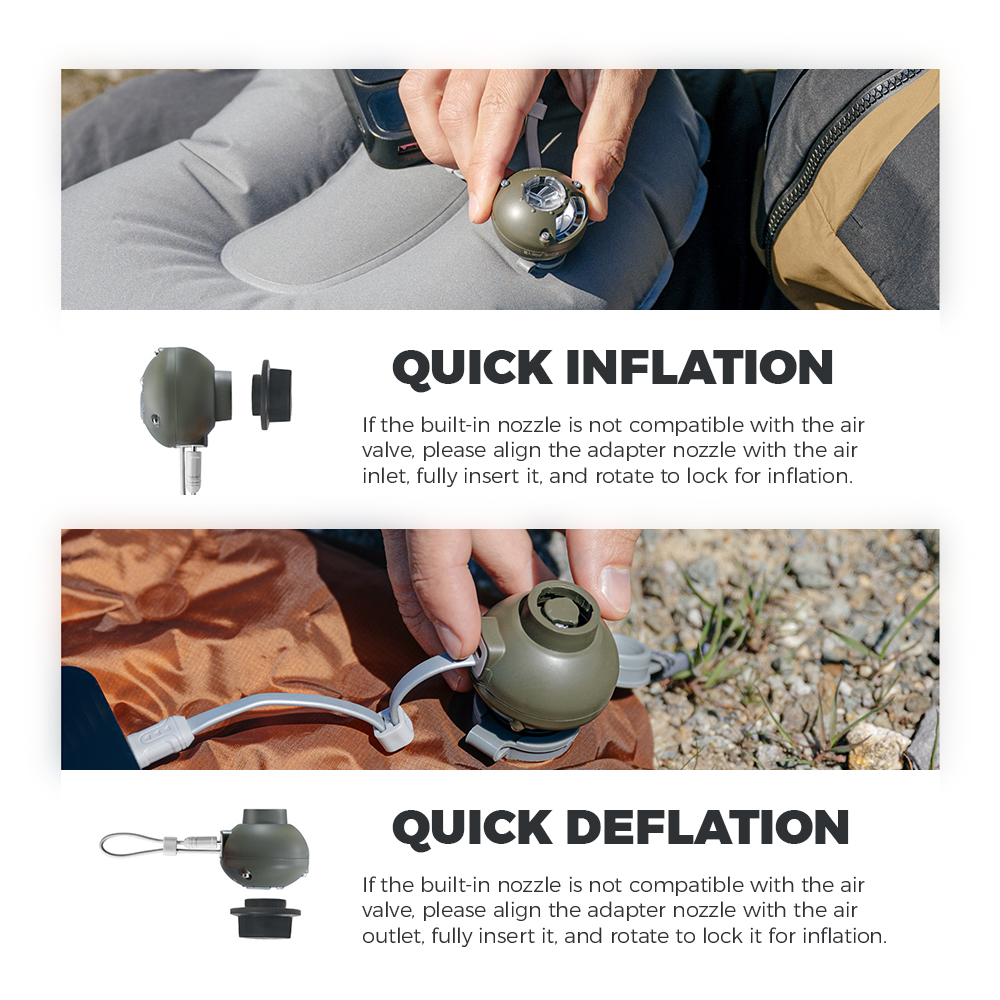 Pompe à air ultralégère Nature - Outdoor Camping Quilt avis et prix