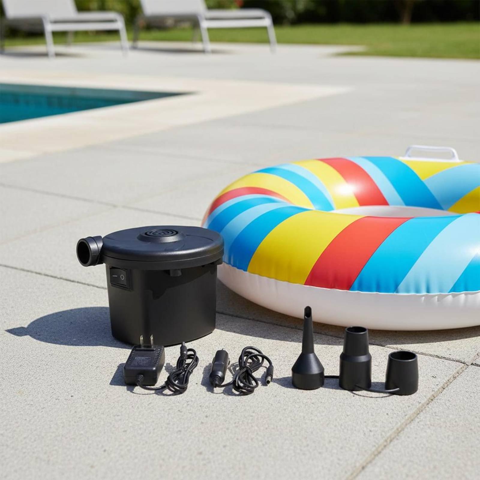 Pompe à air électrique avec 3  - Camping Quiet avis et prix
