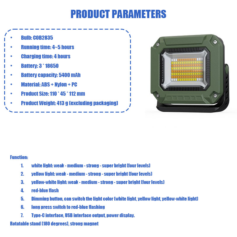 VOLODYMYR LED Camping tente lu - Outdoor Camping Tent Waterproof avis et prix