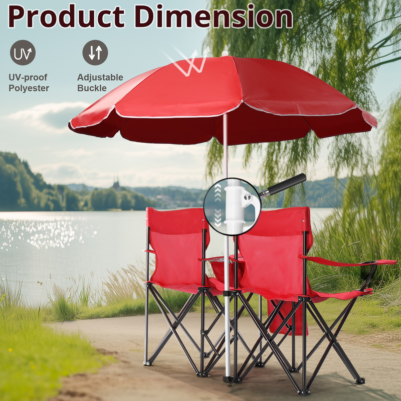 Chaises de pique-nique pliante - Outdoor Camping Umbrella avis et prix