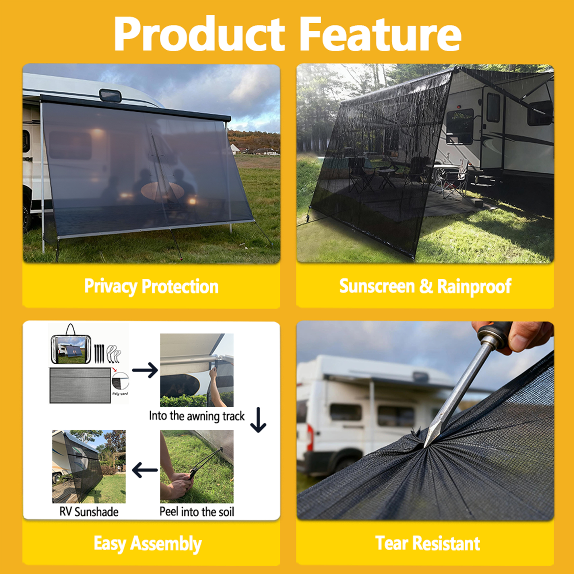 Bâche de camping personnalisée - Outdoor Camping Tarp avis et prix