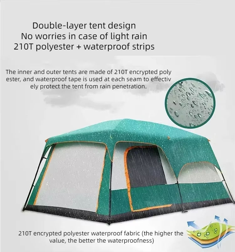 Tente de camping de luxe de gr - Outdoor Camping Tent Waterproof avis et prix