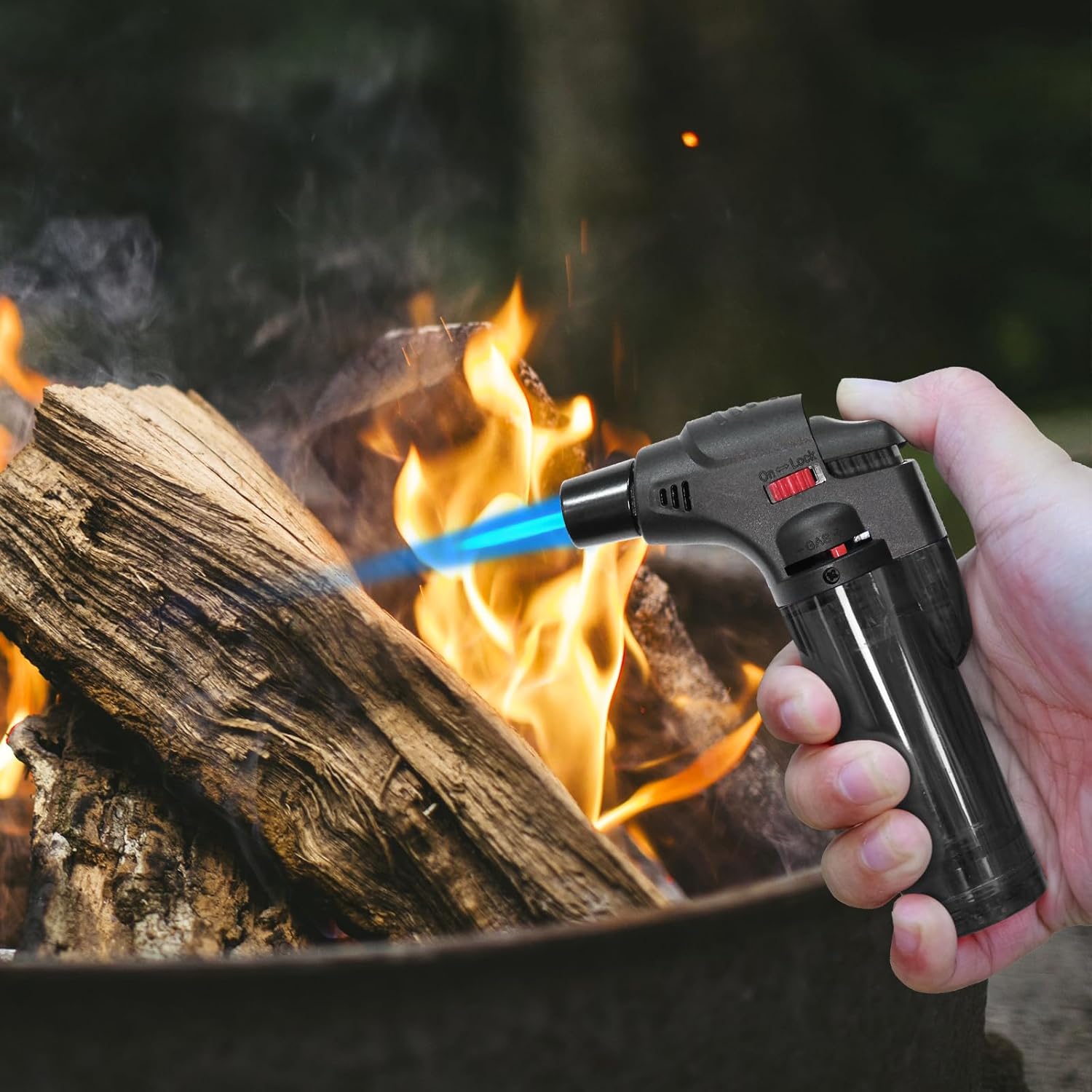 Butane rechargeable Jet flamme - Outdoor Camping Fireplace avis et prix