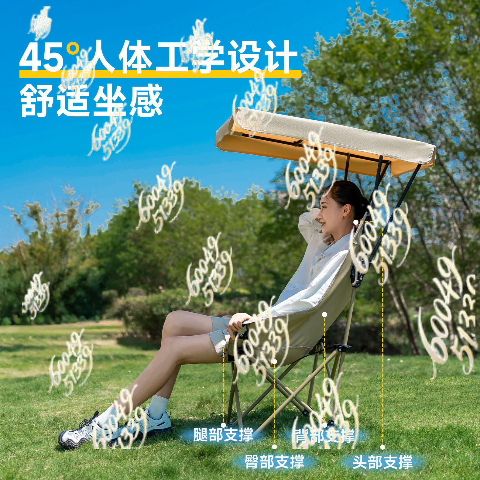 Chaise pliante d'extérieur ave - Outdoor Camping Umbrella avis et prix